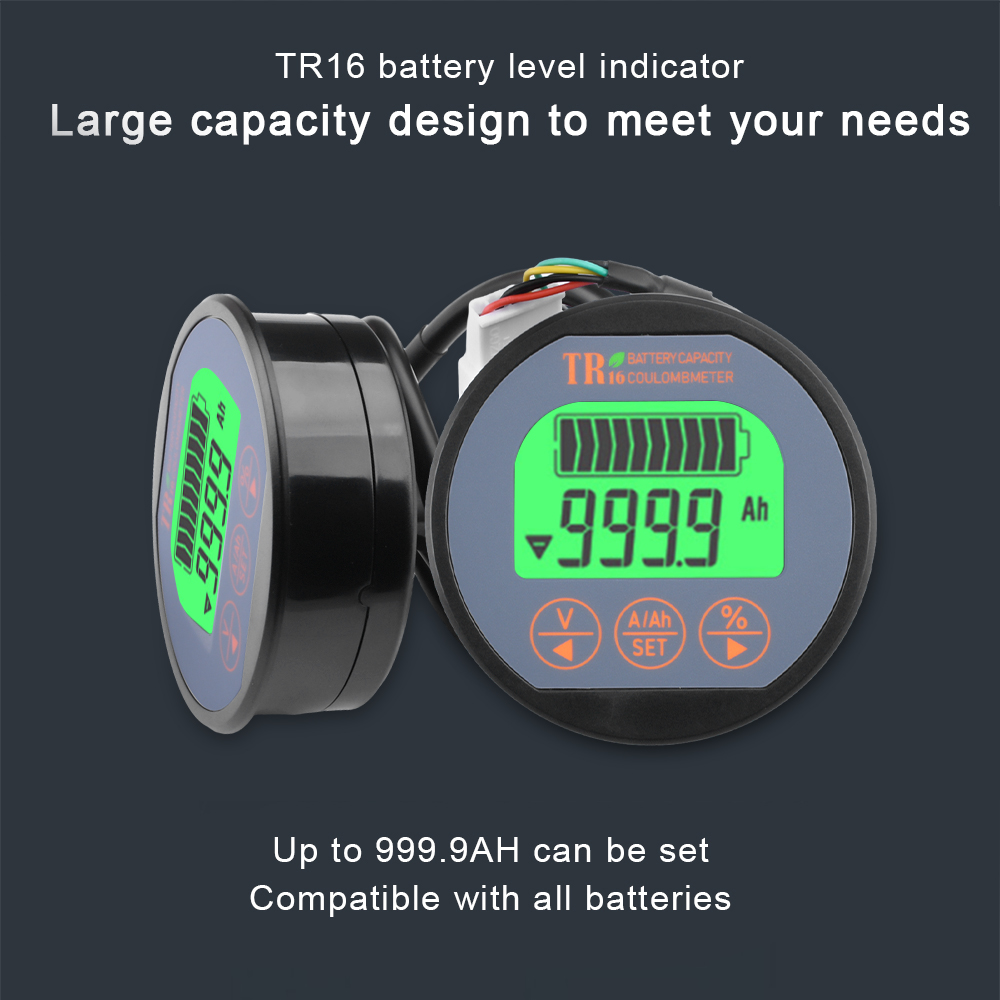 Battery Monitor Coulometer - Probador de batería DC 8-80V 50A