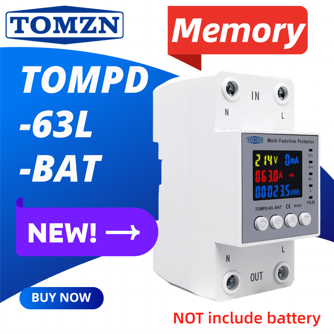 Battery Monitor Coulometer - Protector de Voltaje TOMZN 63A con