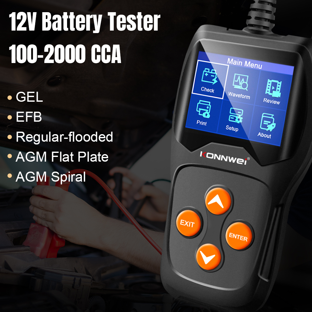 KONNWEI KW600 Probador Profesi - Battery Monitor Coulometer reseña y precio