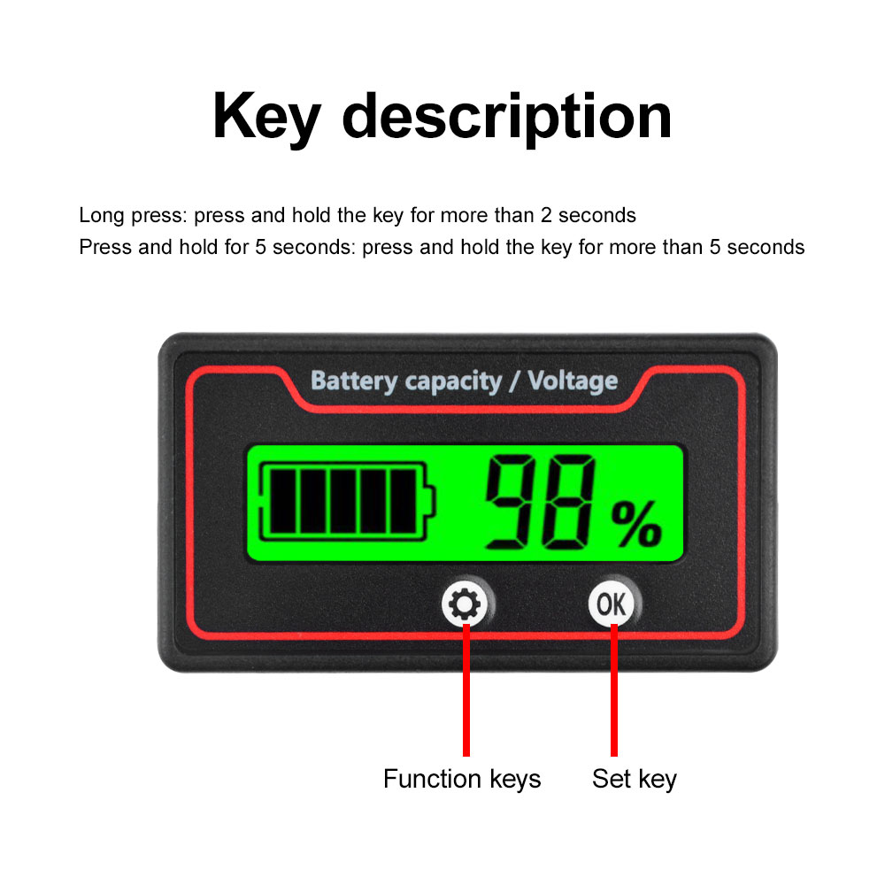 Indicador de nivel de carga de - Battery Monitor Coulometer reseña y precio