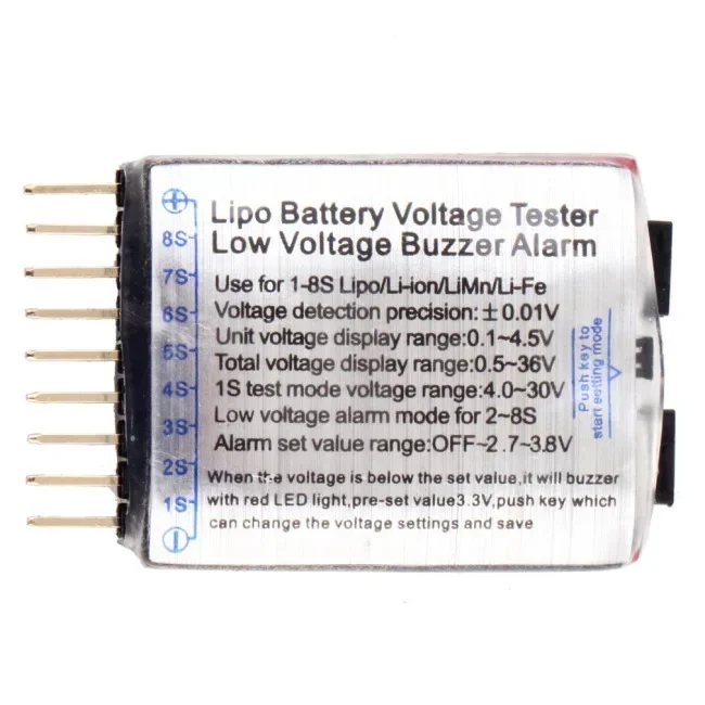 1/2/5 Uds RC voltaje pantalla  - Battery Monitor Coulometer reseña y precio